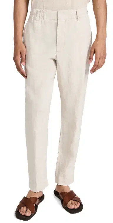 NN07 Billie Linen Pants Oat | Thumbnail 1