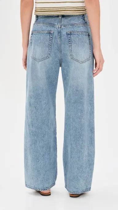 FRAME The Crochet Bow Crop Jeans Aura | Thumbnail 3 FRAME The Crochet Bow Crop Jeans Aura | Thumbnail 3