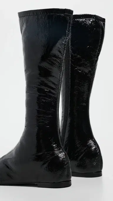 Courrèges Flat Buckle Vinyl Boots | Thumbnail 4 Courrèges Flat Buckle Vinyl Boots | Thumbnail 4
