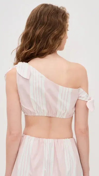 POSSE Rosie Tie Top Pink tripe | Thumbnail 3