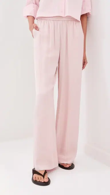 LE BOP Arden Satin Pants Pale Pink | Thumbnail 3 LE BOP Arden Satin Pants Pale Pink | Thumbnail 3