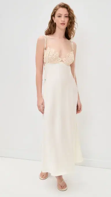 Maylé Vásquez Concha Dress Off White | Thumbnail 3 Maylé Vásquez Concha Dress Off White | Thumbnail 3