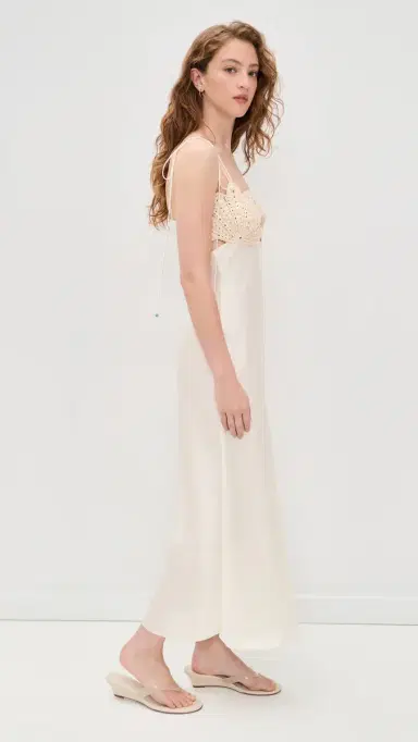 Maylé Vásquez Concha Dress Off White | Thumbnail 5 Maylé Vásquez Concha Dress Off White | Thumbnail 5