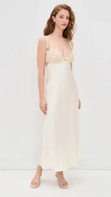 Maylé Vásquez Concha Dress Off White | Thumbnail 6 Maylé Vásquez Concha Dress Off White | Thumbnail 6