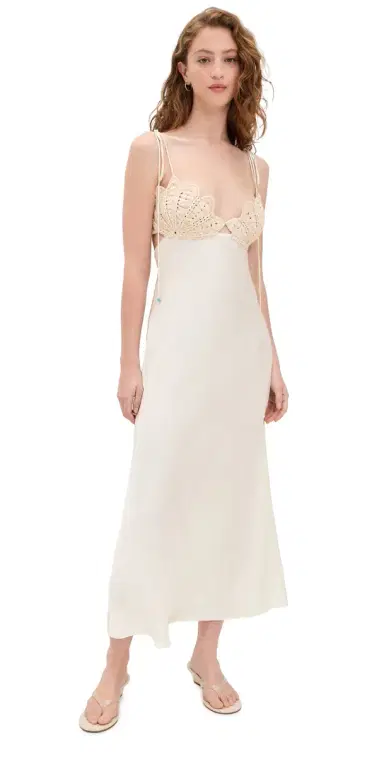 Maylé Vásquez Concha Dress Off White | Thumbnail 1 Maylé Vásquez Concha Dress Off White | Thumbnail 1