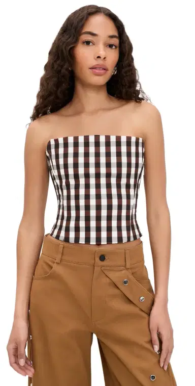 CULTNAKED Etta Bandeau Corset Brown | Thumbnail 1