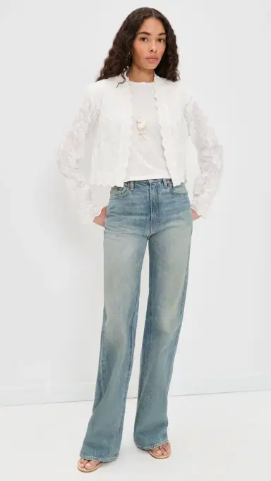 Arianne Elmy Embroidered Jacket White S | Thumbnail 5 Arianne Elmy Embroidered Jacket White S | Thumbnail 5