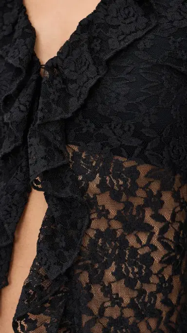 LIONESS Long Nights Maxi Dress Noir | Thumbnail 6 LIONESS Long Nights Maxi Dress Noir | Thumbnail 6