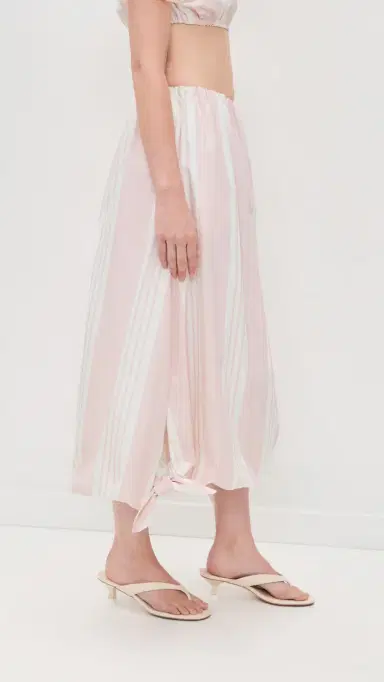 POSSE Rosie Bubble Skirt Pink tripe | Thumbnail 4