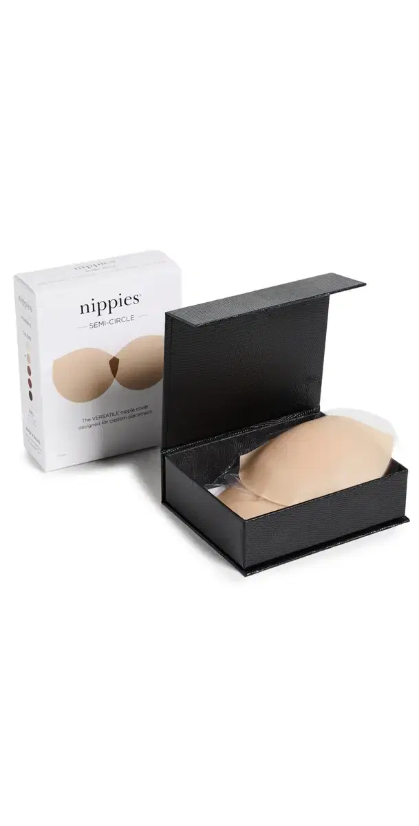 Bristols 6 Nippies Semicircle Nipple Covers Caramel One Size