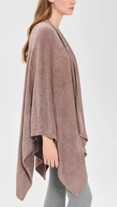 Barefoot Dreams Weekend Wrap Sable One Size | Thumbnail 4 Barefoot Dreams Weekend Wrap Sable One Size | Thumbnail 4