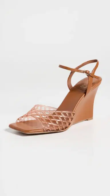 Jeffrey Campbell Bop-It Jelly Sandals Caramel 8 | Thumbnail 2