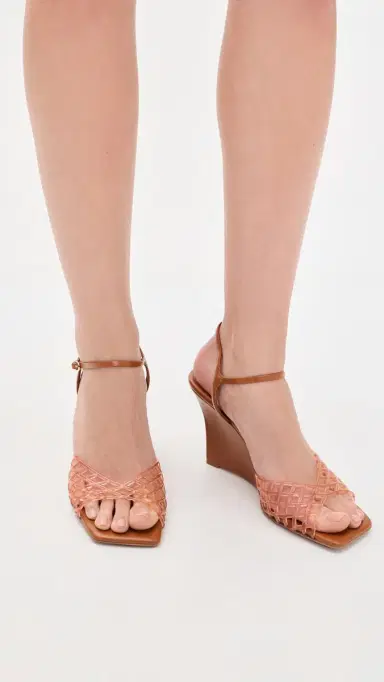 Jeffrey Campbell Bop-It Jelly Sandals Caramel 8 | Thumbnail 3