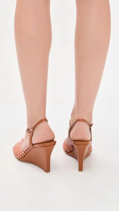 Jeffrey Campbell Bop-It Jelly Sandals Caramel 8 | Thumbnail 4