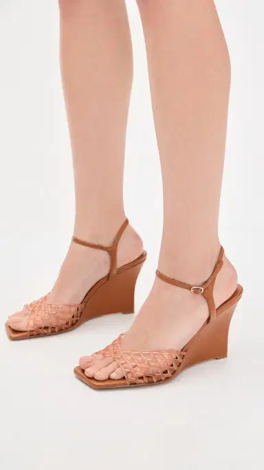 Jeffrey Campbell Bop-It Jelly Sandals Caramel 8 | Thumbnail 5