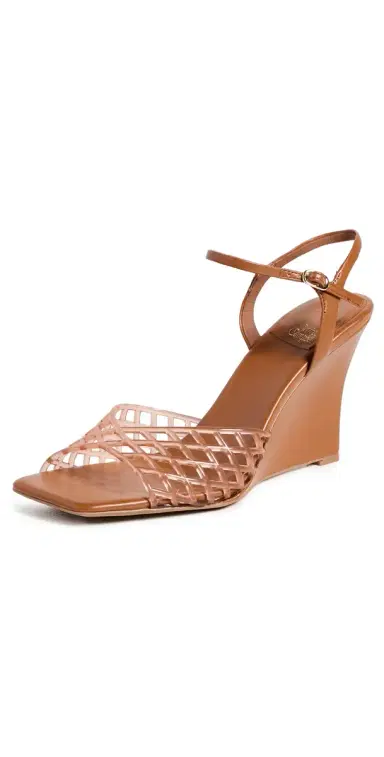 Jeffrey Campbell Bop-It Jelly Sandals Caramel 8 | Thumbnail 1