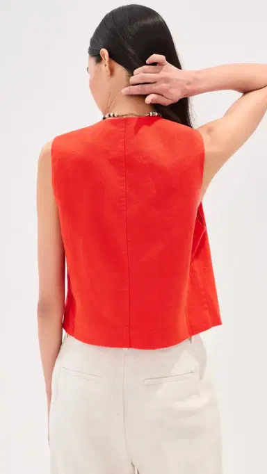 LE BOP Simone Vest Clam Bake | Thumbnail 4 LE BOP Simone Vest Clam Bake | Thumbnail 4