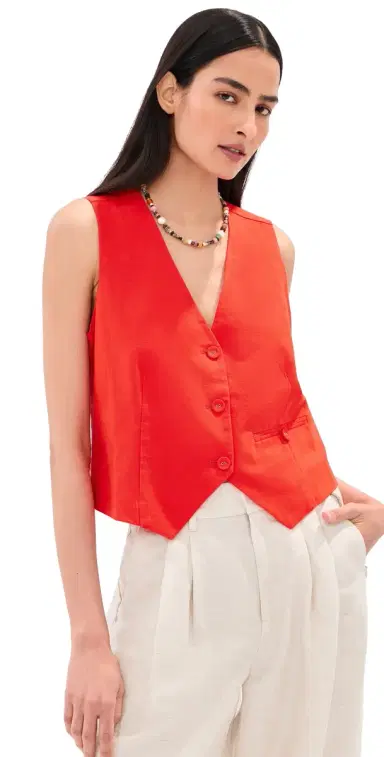 LE BOP Simone Vest Clam Bake | Thumbnail 1 LE BOP Simone Vest Clam Bake | Thumbnail 1