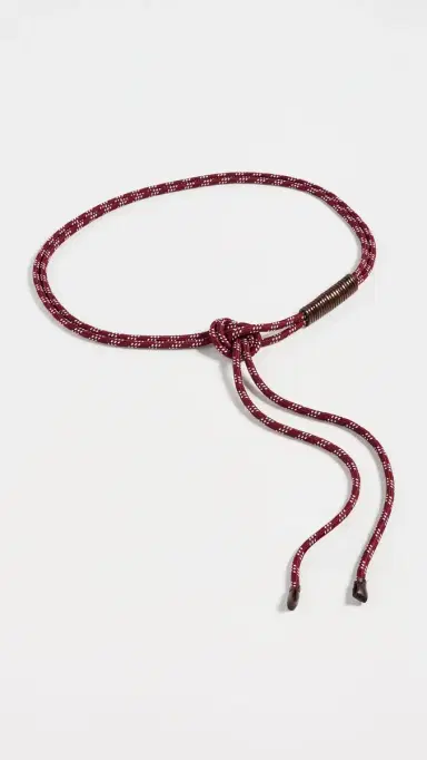 rag & bone Tate Sport Cord Belt Rust Flecked One Size | Thumbnail 2