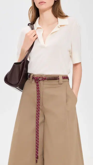 rag & bone Tate Sport Cord Belt Rust Flecked One Size | Thumbnail 3