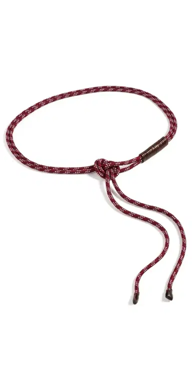 rag & bone Tate Sport Cord Belt Rust Flecked One Size | Thumbnail 1