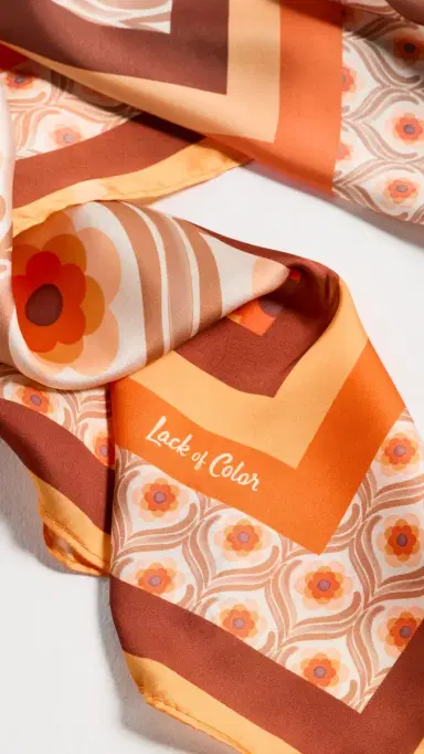 Lack Of Color Solar Groove Scarf Sunset One Size | Thumbnail 5