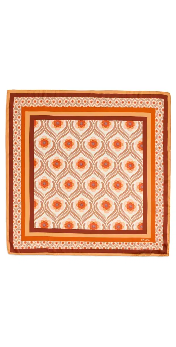 Lack Of Color Solar Groove Scarf Sunset One Size