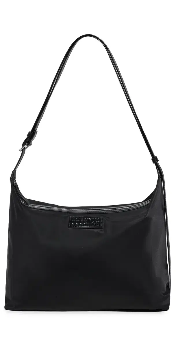 Numeric Nylon Crossbody Bag Black One Size