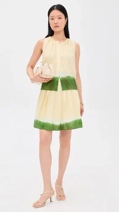 Vince Dip-Dye Top Porcelain/Herba L | Thumbnail 5
