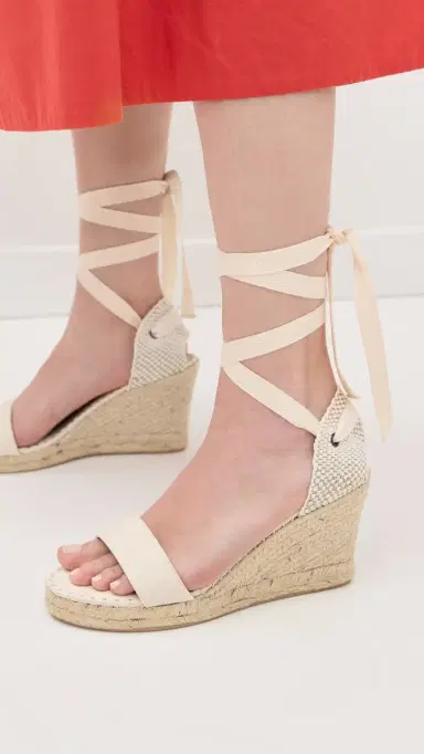 Soludos Open Toe Marseille Wedge Espadrilles Ivory Linen 5 | Thumbnail 4 Soludos Open Toe Marseille Wedge Espadrilles Ivory Linen 5 | Thumbnail 4