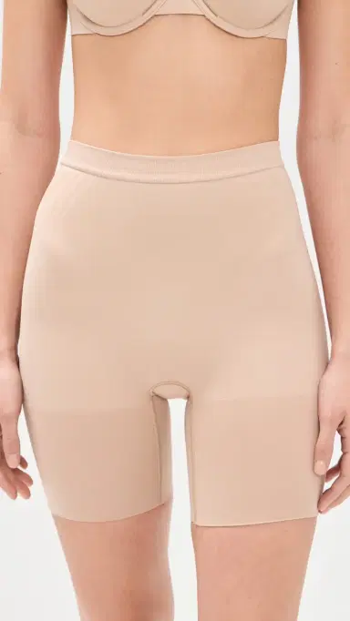 SPANX sculpt GoFigure Mid Thigh Shorts Chai | Thumbnail 2