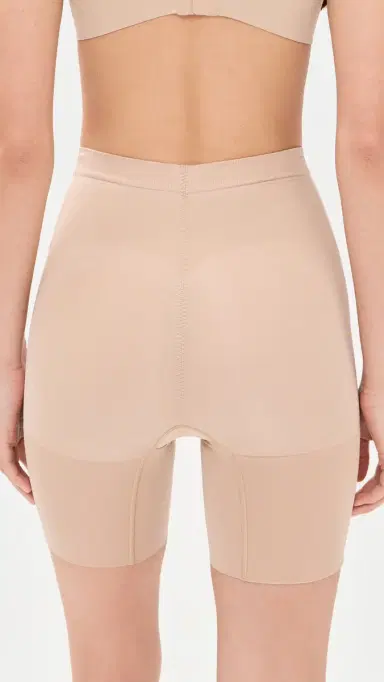 SPANX sculpt GoFigure Mid Thigh Shorts Chai | Thumbnail 3