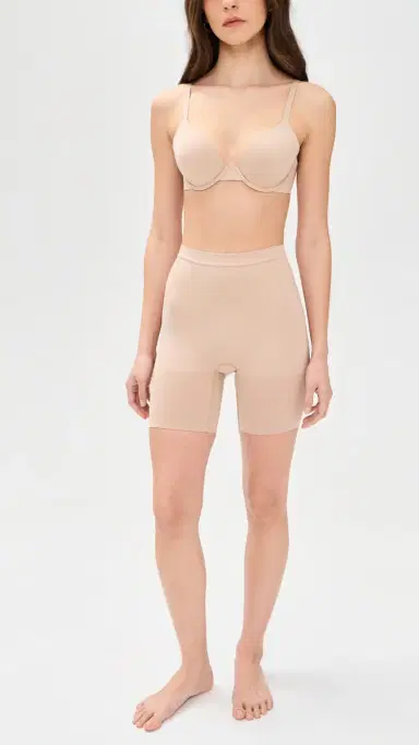 SPANX sculpt GoFigure Mid Thigh Shorts Chai | Thumbnail 5