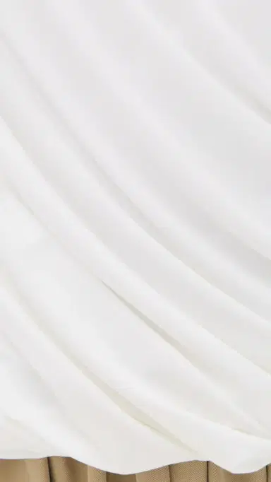 Norma Kamali Strapless Twist Top Snow | Thumbnail 6 Norma Kamali Strapless Twist Top Snow | Thumbnail 6