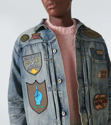 Sacai x Mark Gonzales denim jacket | Thumbnail 4