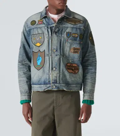 Sacai x Mark Gonzales denim jacket | Thumbnail 6