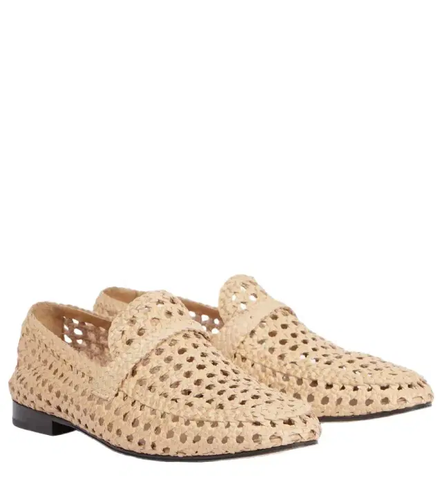 Leon woven leather loafers Leon woven leather loafers