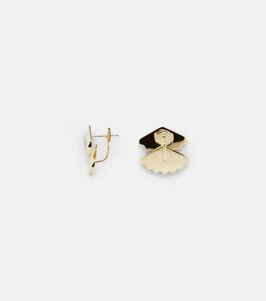 Anita Ko Fan Large 18kt gold earrings | Thumbnail 2