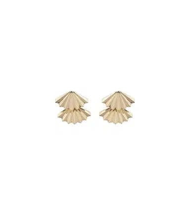 Anita Ko Fan Large 18kt gold earrings | Thumbnail 1