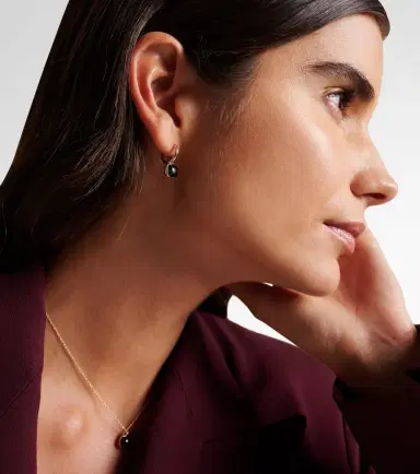 Pomellato Nudo Mini 18kt rose gold earrings with topazes | Thumbnail 4