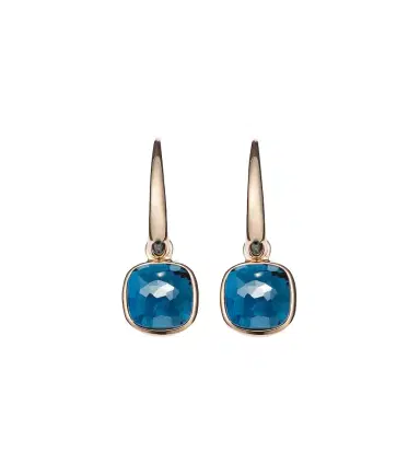Pomellato Nudo Mini 18kt rose gold earrings with topazes | Thumbnail 1