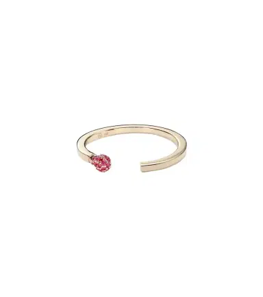 Sydney Evan Match 14kt gold ring with rubies | Thumbnail 1
