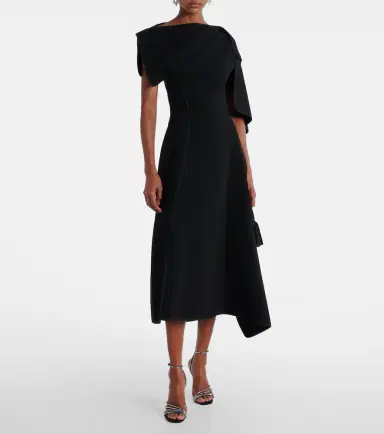 Maticevski Diadem draped asymmetric midi dress | Thumbnail 2