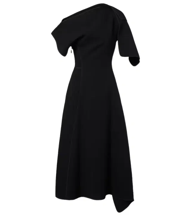 Maticevski Diadem draped asymmetric midi dress