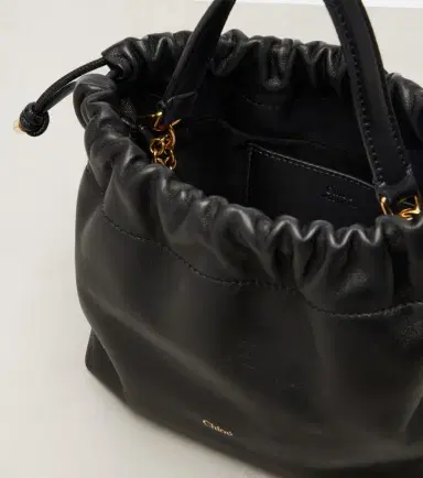 Chloe Chloé Chloé Icons Mini leather bucket bag | Thumbnail 5
