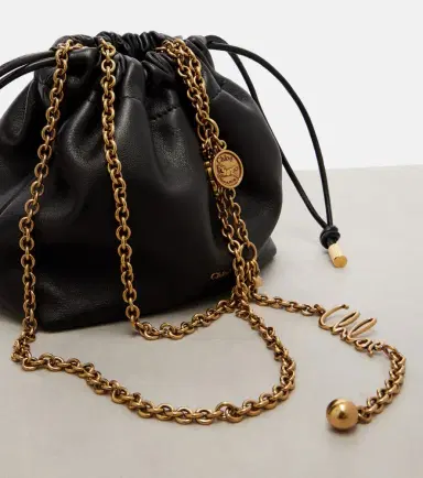 Chloe Chloé Chloé Icons Mini leather bucket bag | Thumbnail 7