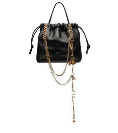 Chloe Chloé Chloé Icons Mini leather bucket bag | Thumbnail 1