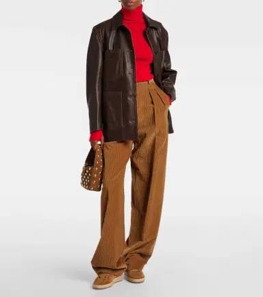 Golden Goose Ball Star shearling-trimmed suede sneakers | Thumbnail 5