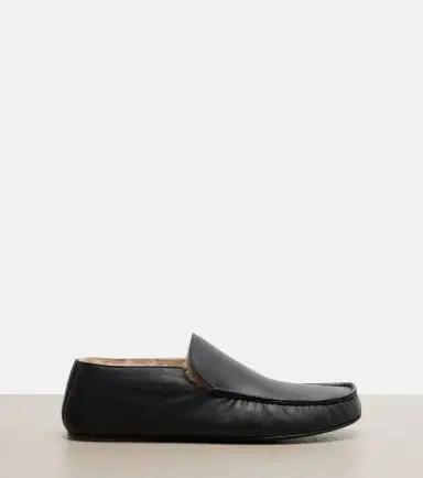 The Row Leo shearling-lined leather loafers | Thumbnail 2
