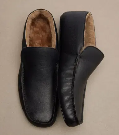 The Row Leo shearling-lined leather loafers | Thumbnail 4